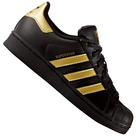 adidas superstar schwarz metallic streifen|adidas superstar shoes black.